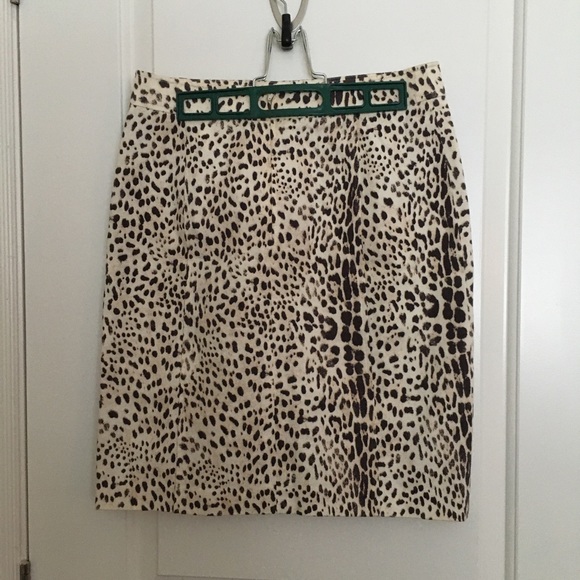 Betty Barklay leopard print pencil skirt - Picture 2 of 3